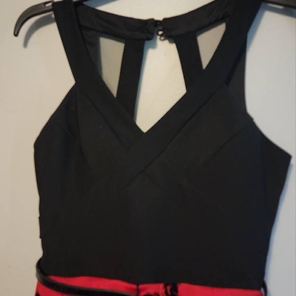 Crystal Doll red black junior dress 7 - Picture 3 of 8